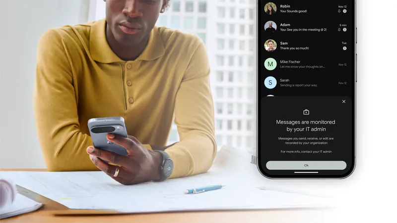 Google’s New Android Feature Could Let Employers Read RCS Texts on Work Phones