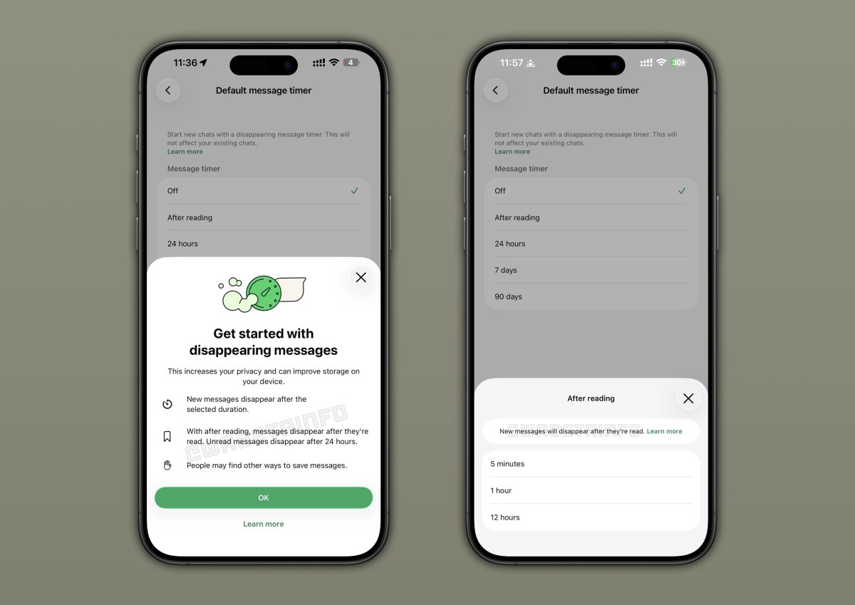 WhatsApp’s new disappearing message system could delete chats moments after they’re read