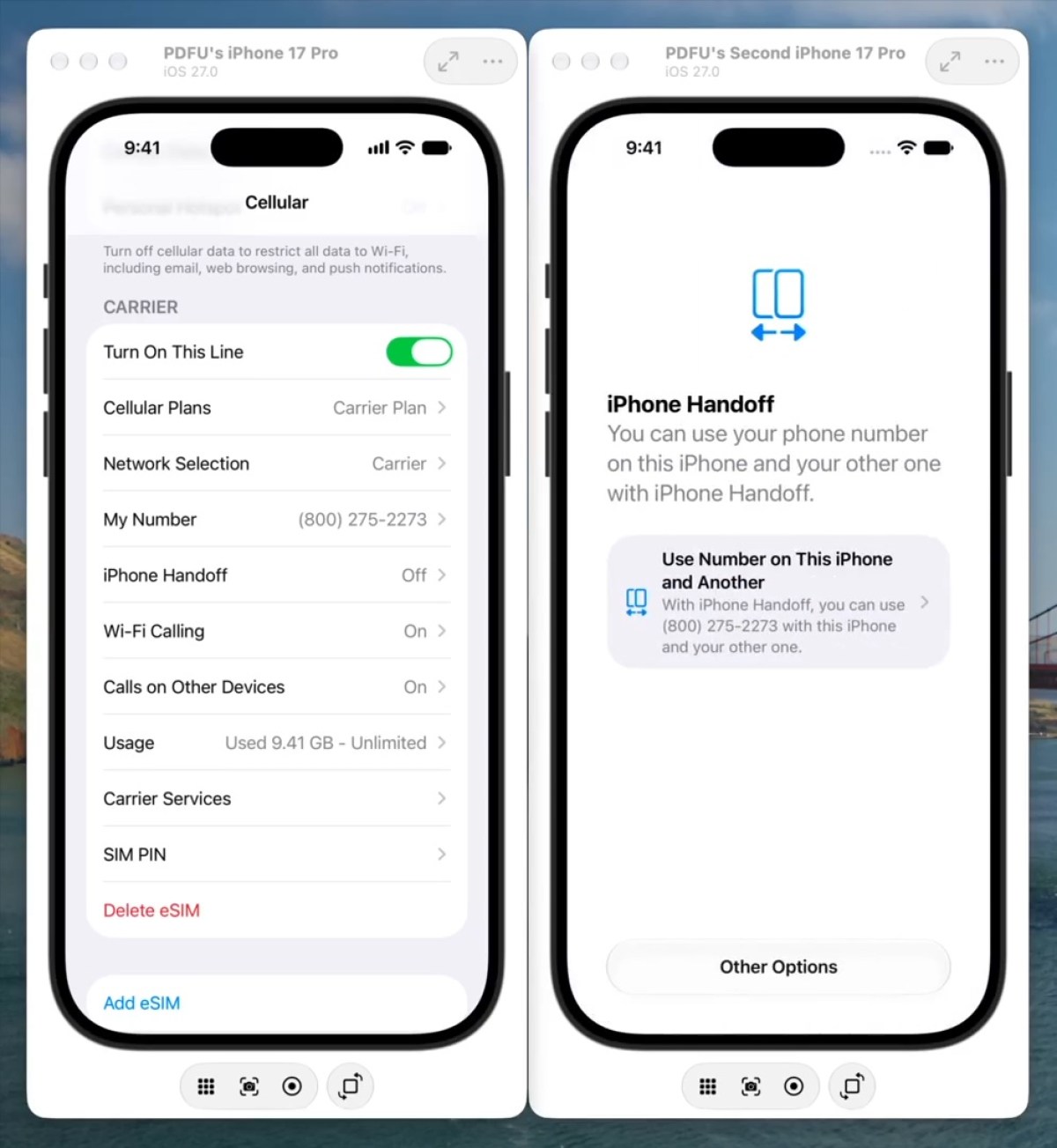 iOS 27 could let you use the same phone number on two iPhones